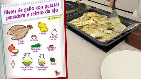 Ingredientes Filetes de gallo