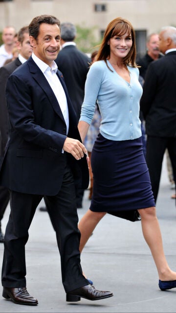 Carla Bruni y Nicolas Sarkozy