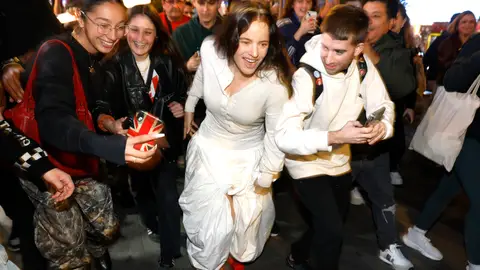 Rosalía en Gran Vía Rosalía en Gran Vía