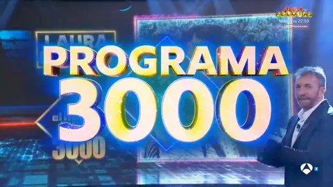 Bombazo de Pablo Motos: El Hormiguero celebrará sus 3.000 programas el lunes con Laura Pausini Bombazo de Pablo Motos: El Hormiguero celebrará sus 3.000 programas el lunes con Laura Pausini