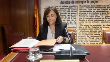 La gerente del PSOE, Ana María Fuentes La gerente del PSOE, Ana María Fuentes