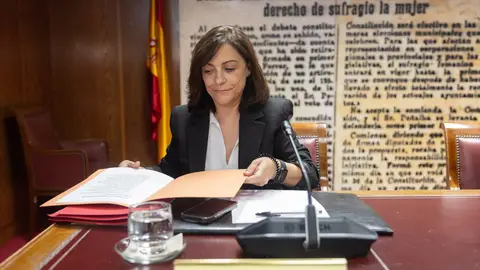 La gerente del PSOE, Ana María Fuentes La gerente del PSOE, Ana María Fuentes