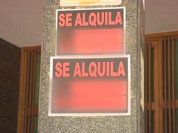 Cartel de 'Se alquila'