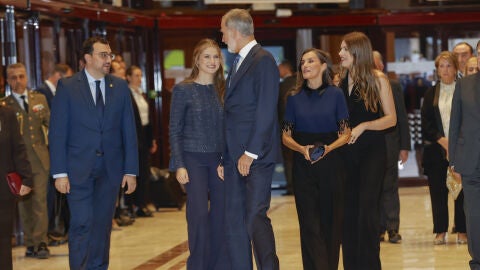 La familia real en el concierto de los Premios Princesa de Asturias 2025
