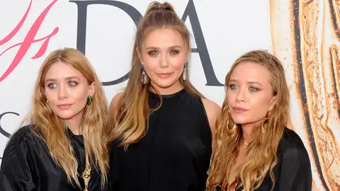 Elizabeth Olsen, Ashley Olsen y Mary Kate Olsen Elizabeth Olsen, Ashley Olsen y Mary Kate Olsen