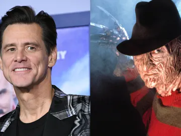 Jim Carrey y Freddy Krueger Jim Carrey y Freddy Krueger