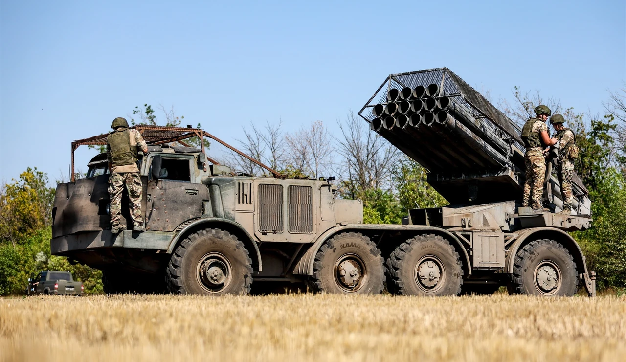 Imagen de soldados del ejército ucraniano