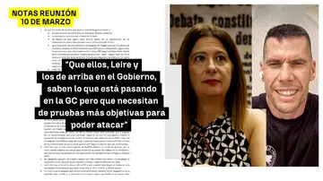 Las conversaciones de Leire Díez, la 'fontanera del PSOE' con el excomandante Villalba, imputado en el caso Koldo Las conversaciones de Leire Díez, la 'fontanera del PSOE' con el excomandante Villalba, imputado en el caso Koldo