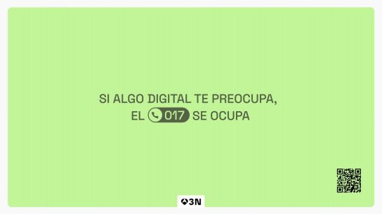 "Si algo digital te preocupa, el 017 se ocupa", el INCIBE lanza una nueva campa&ntilde;a para promocionar su tel&eacute;fono gratuito