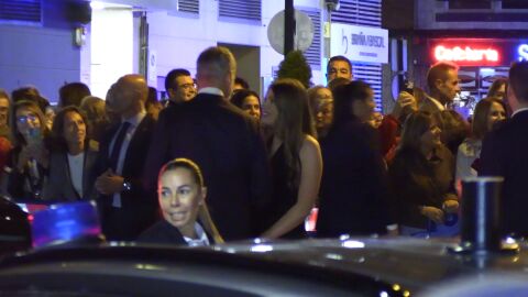 El rey y la infanta en un momento cómplice
