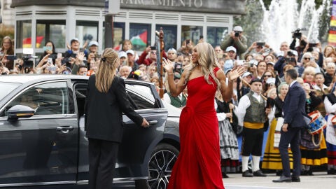 Serena Williams, a su llegada a los Premios Princesa de Asturias 2025