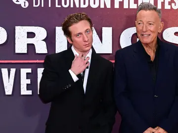 Bruce Springsteen y Jeremy Allen White Bruce Springsteen y Jeremy Allen White