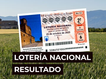 Sorteo Lotería Nacional: Comprobar décimo de hoy sábado 25 de octubre, en directo Sorteo Lotería Nacional: Comprobar décimo de hoy sábado 25 de octubre, en directo