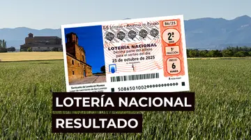 Sorteo Lotería Nacional: Comprobar décimo de hoy sábado 25 de octubre, en directo Sorteo Lotería Nacional: Comprobar décimo de hoy sábado 25 de octubre, en directo