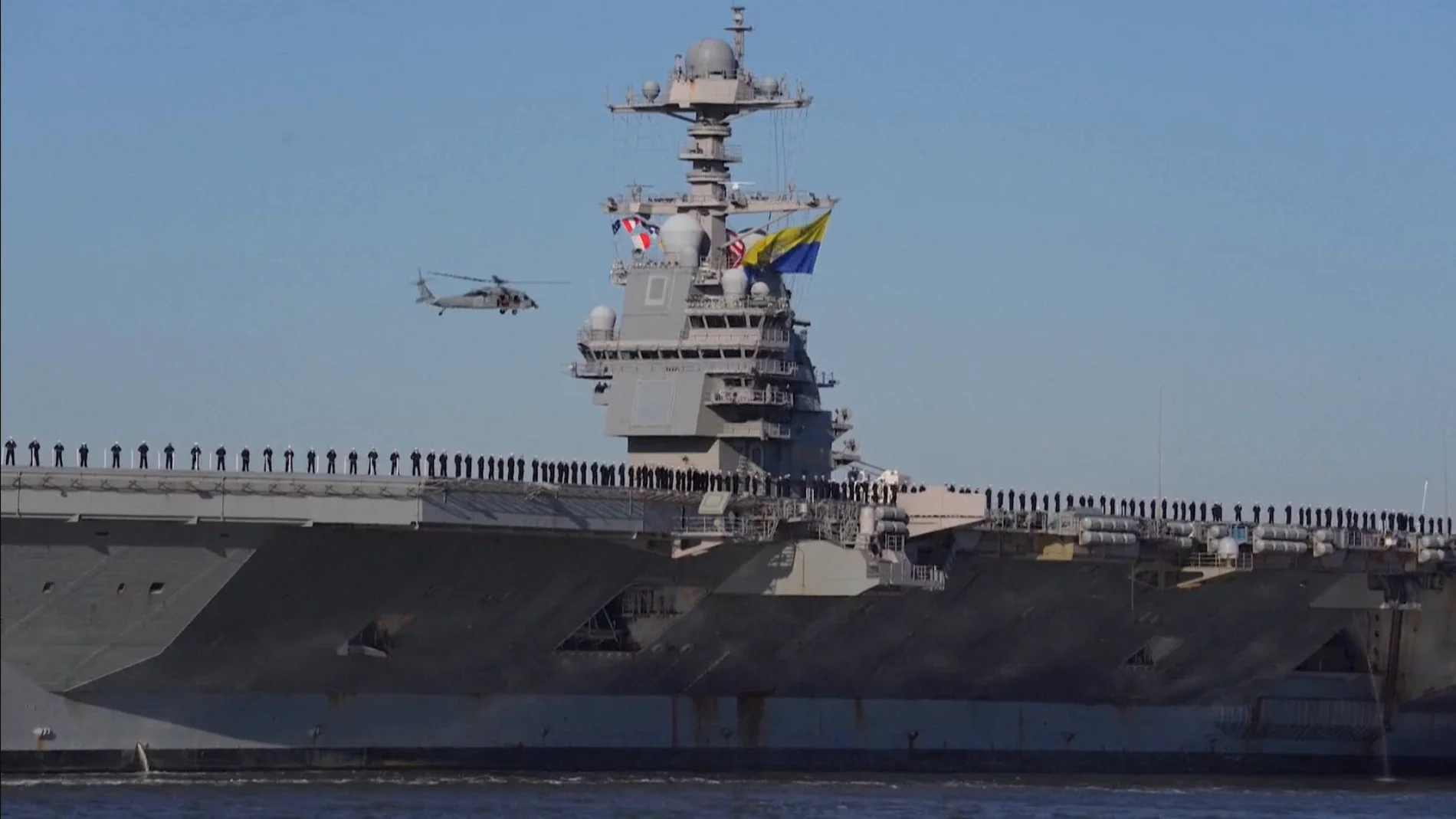 Estados Unidos despliega su mayor portaaviones en aguas del Caribe en medio de la tensión con Venezuela Estados Unidos despliega su mayor portaaviones en aguas del Caribe en medio de la tensión con Venezuela