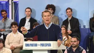 Feijóo carga contra Sánchez: "No va a huir eternamente. Antes o después tendrá que confesar, pagar e irse"