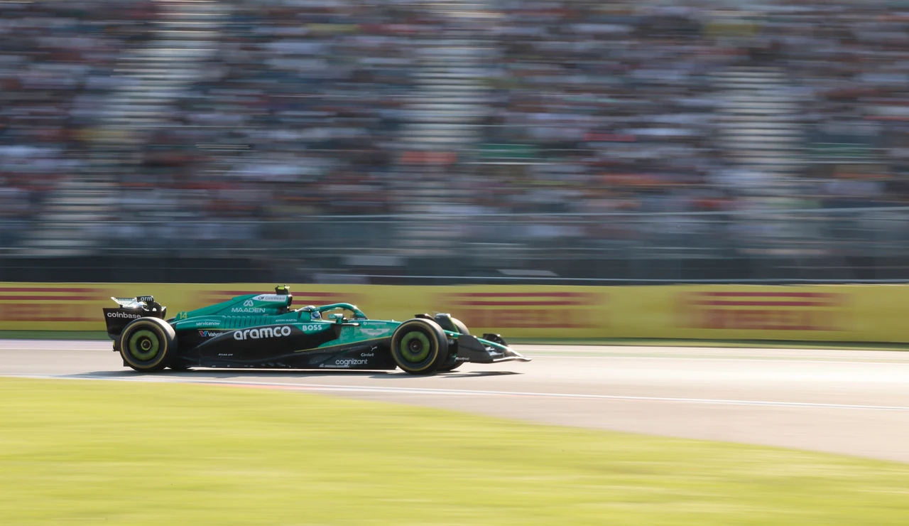 Fernando Alonso en el GP de México