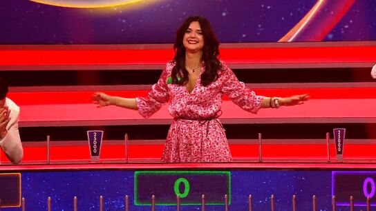 Irene, concursante de La ruleta de la suerte noche
