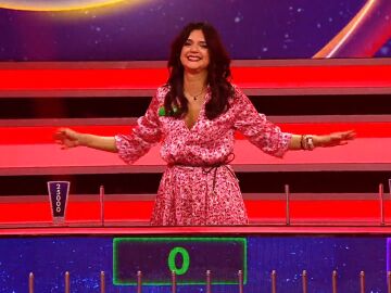 Irene, concursante de La ruleta de la suerte noche