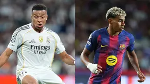 Kylian Mbappé y Lamine Yamal, las grandes estrellas de El Clásico