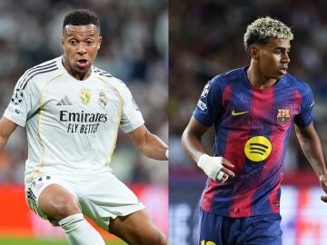 Kylian Mbappé y Lamine Yamal, las grandes estrellas de El Clásico