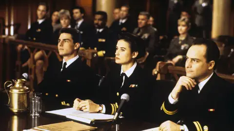 Tom Cruise y Demi Moore en Algunos hombres buenos Tom Cruise y Demi Moore en Algunos hombres buenos