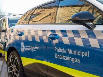 Vehículos de la Policía Municipal de Pamplona