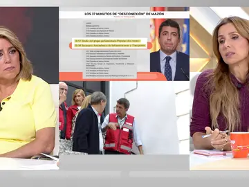Carmen Morodo, sobre Mazón. Carmen Morodo, sobre Mazón.