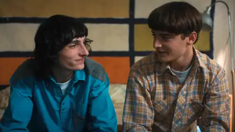 Mike y Will en Stranger Things Mike y Will en Stranger Things