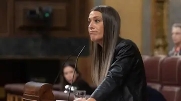 La portavoz de Junts en el Congreso, Miriam Nogueras, interviene durante un pleno en el Congreso de los Diputados La portavoz de Junts en el Congreso, Miriam Nogueras, interviene durante un pleno en el Congreso de los Diputados