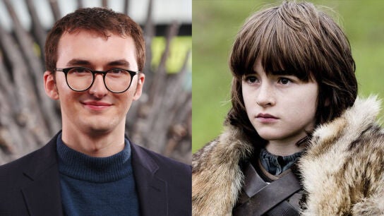 Isaac Hempstead Wright y Bran Stark