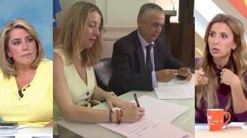 Susana Díaz en Espejo Público. Susana Díaz en Espejo Público.