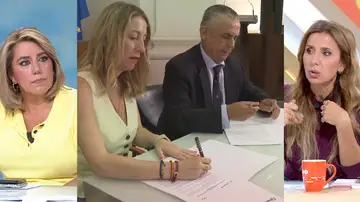 Susana Díaz en Espejo Público. Susana Díaz en Espejo Público.