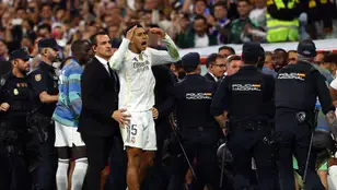 Jude Bellingham, en el Clásico del Santiago Bernabéu