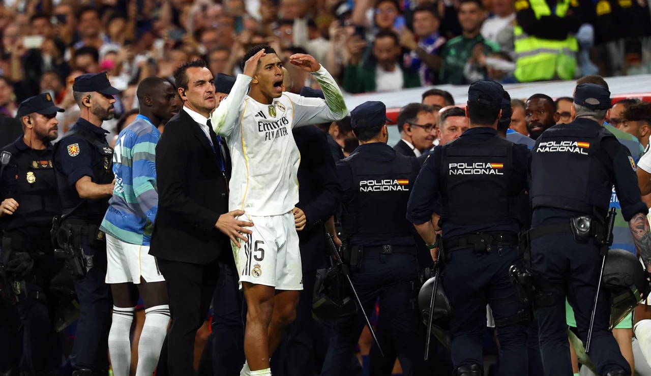 Jude Bellingham, en el Clásico del Santiago Bernabéu