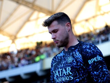 Josep Martínez, en un partido del Inter de Milán