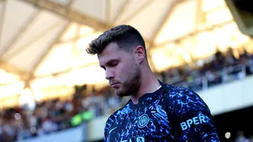 Josep Martínez, en un partido del Inter de Milán Josep Martínez, en un partido del Inter de Milán