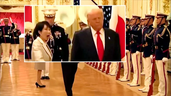 Trump y la primera ministra nipona Trump y la primera ministra nipona