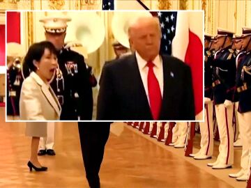 Trump y la primera ministra nipona