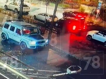 El momento del intento de secuestro al futbolista Andréi Mostovói