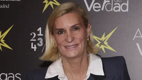 María Zurita posando para los medios María Zurita posando para los medios