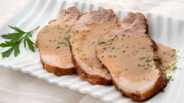 Lomo de cerdo con nueces