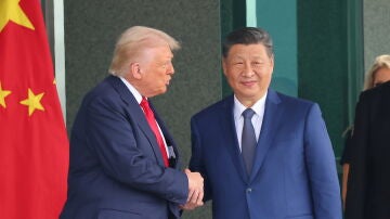 Donald Trump y Xi Jinping tras la reunión en Corea del Sur