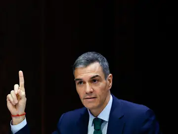 El presidente del Gobierno, Pedro Sánchez, en su comparecencia en la comisión Koldo del Senado El presidente del Gobierno, Pedro Sánchez, en su comparecencia en la comisión Koldo del Senado