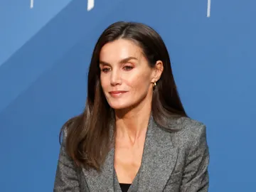 Letizia con traje de Mango Letizia con traje de Mango