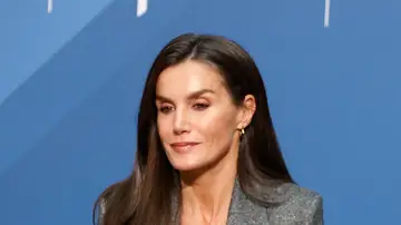 Letizia con traje de Mango Letizia con traje de Mango