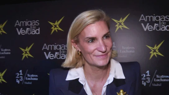 María Zurita atendiendo a la prensa María Zurita atendiendo a la prensa