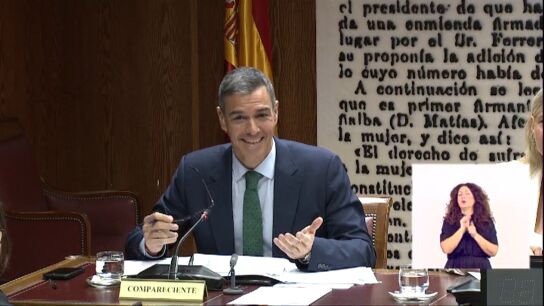 Pedro S&aacute;nchez en la comisi&oacute;n Koldo