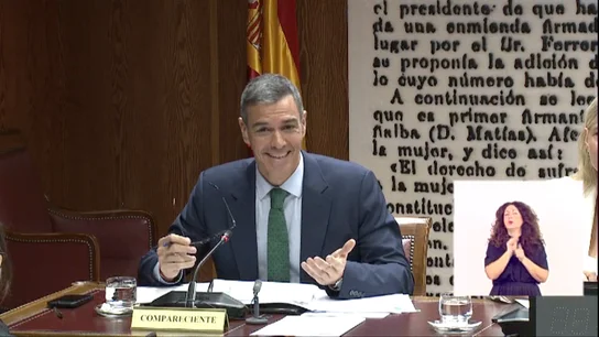 Pedro Sánchez en la comisión Koldo Pedro Sánchez en la comisión Koldo
