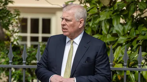 Imagen de archivo del expríncipe Andrés. Imagen de archivo del expríncipe Andrés.